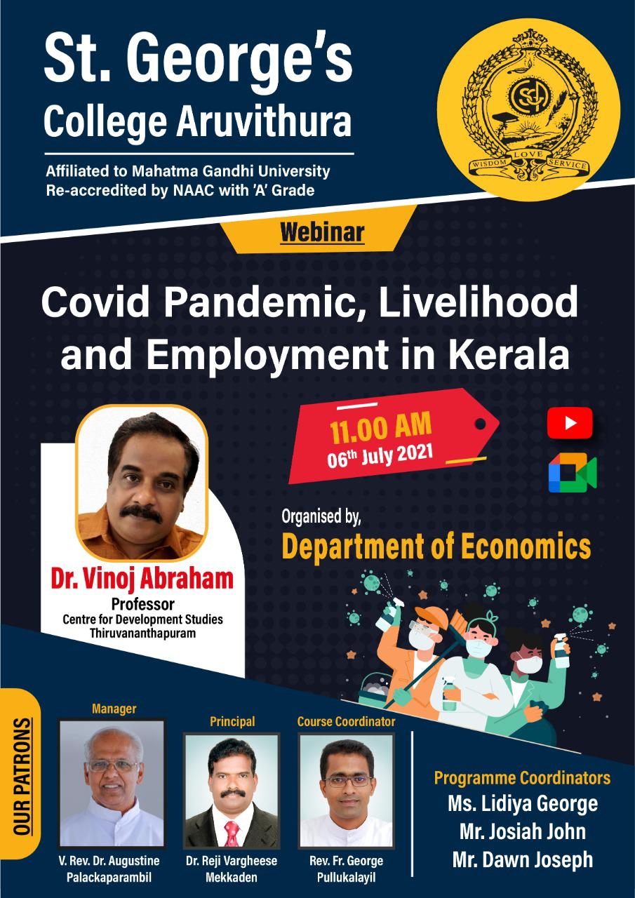 Webinar - Covid Pandemic, Livelihood and Employment in Kerala